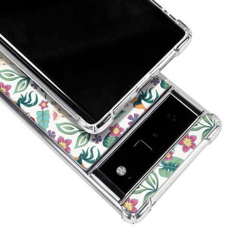 Disney Princess Moana Pua and Heihei Pattern Google Pixel 6 Clear Case